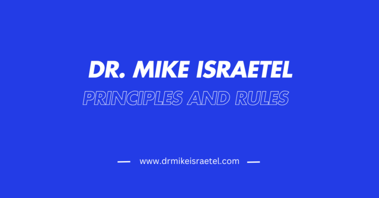 This is the feather image for Drmikeisraetel.com article which is about the principle and rules of him