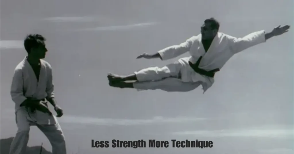 BJJ focus using technique rather than strength, making it an effective and skillful martial art.