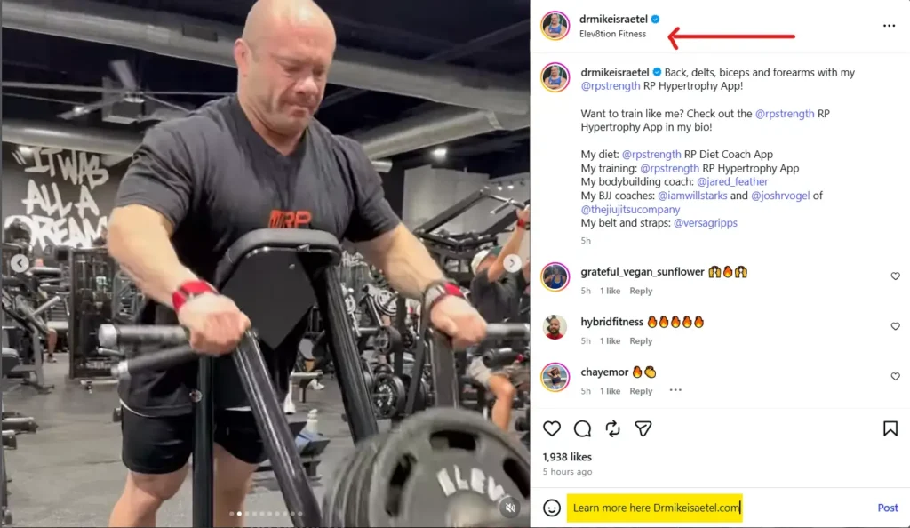 Mike Israetel location