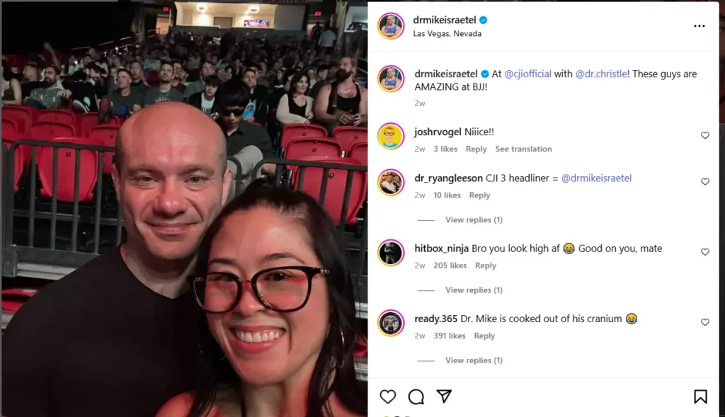 Dr mike israetel in BJJ Event