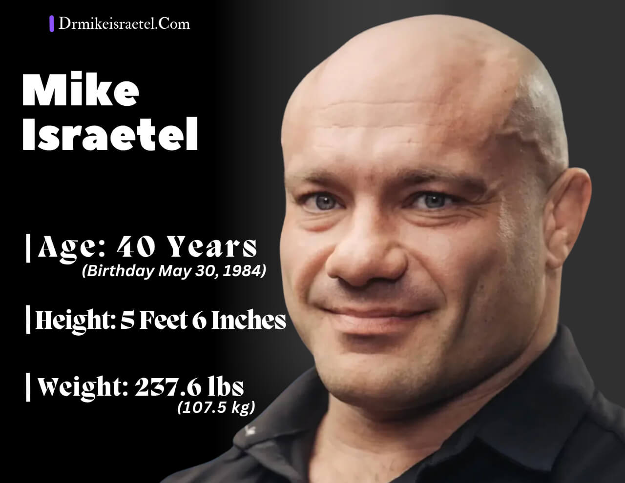 Dr Mike Israetel Age height and weight