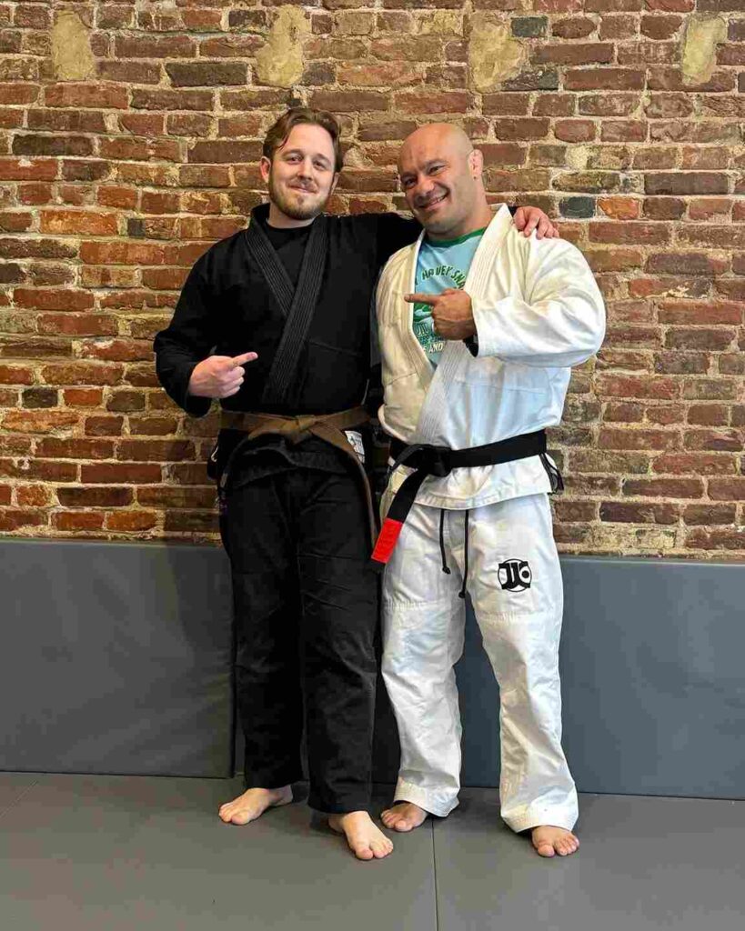 Dr Mike Israetel in BJJ Black Belt