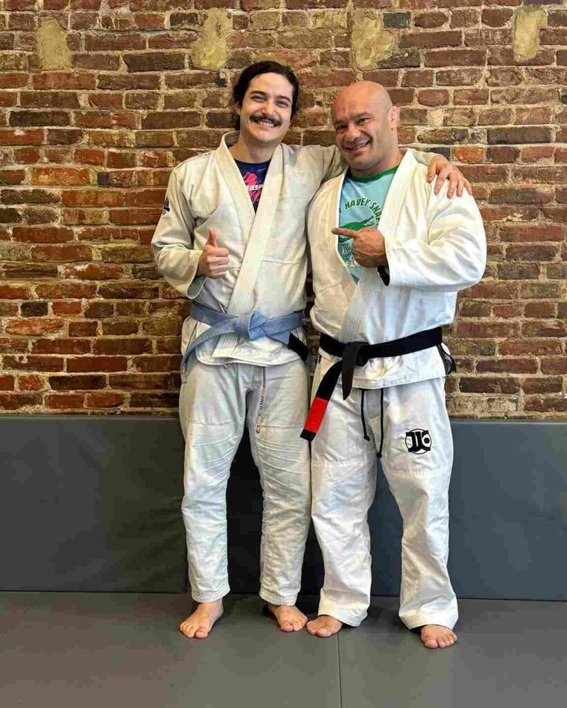 Dr Mike Israetel in BJJ Black Belt