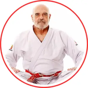 Flavio Behring Flavio Behring the 9th degree red belt grandmaster which is the 2nd highest belt in BJJ