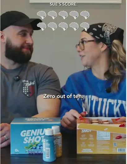 Dr Mike Israetel GeniusShot 23 gram Protein Review by alexbush and suegainz