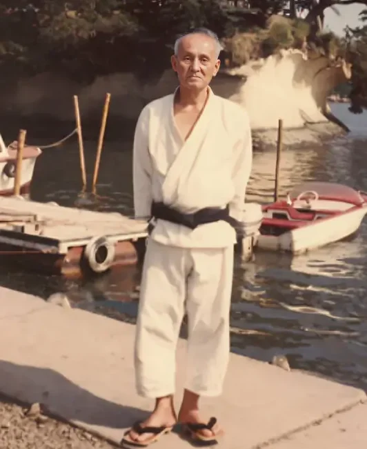 Hironori Ōtsuka the creator of Wadō-ryū Karate which is the related to jiu-jitsu