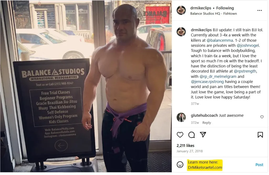Mike Israetel BJJ