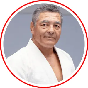 Rickson Gracie Rickson Gracie the 9th degree red belt grandmaster which is the 2nd highest belt in BJJ
